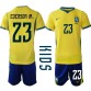 Brasilien VM 2026 Ederson Moraes #23 Hemmatröja Barn